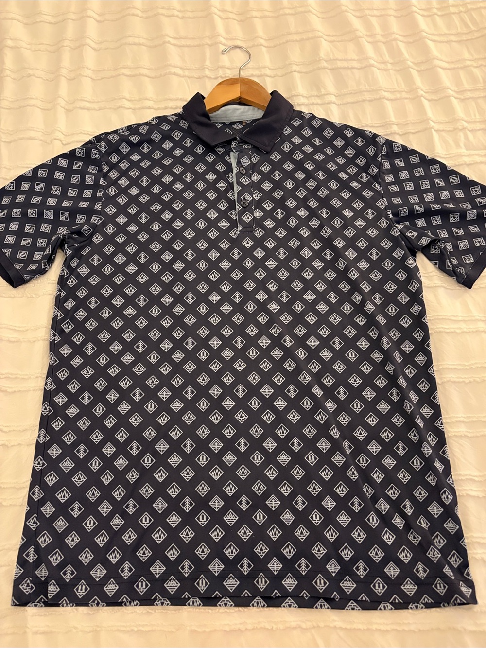 Swannies Golf Men's Navy Polo Shirt
